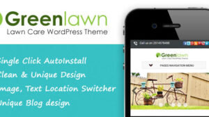 Green Lawn Care WordPress Theme