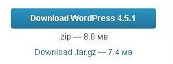 Download wordpress button