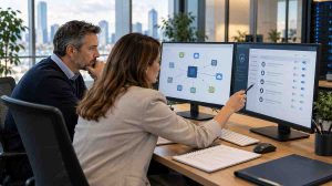 SaaS vendor offboarding checklist reviewed by IT and procurement professionals during a software exit assessment